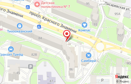Продуктовый магазин во Владивостоке на карте