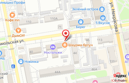 Магазин разливного пива Точка Пи на Комсомольской на карте