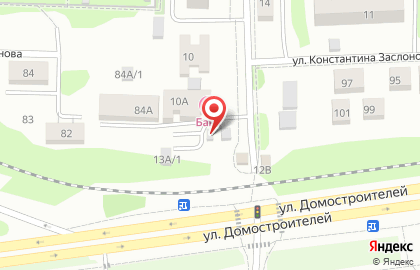 Автостоянка в Тюмени на карте