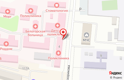 Скорая медицинская помощь в Белогорске на карте