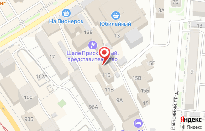 Парикмахерская эконом-класса Матрица в Октябрьском районе на карте