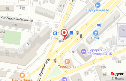 Продуктовый магазин Любимый на улице Яблочкова на карте