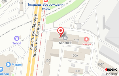 КТТ в Краснооктябрьском районе на карте