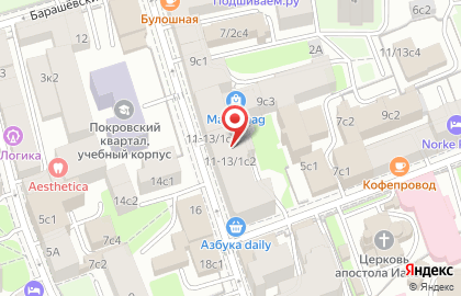 TLS на Курской (пер Лялин) на карте