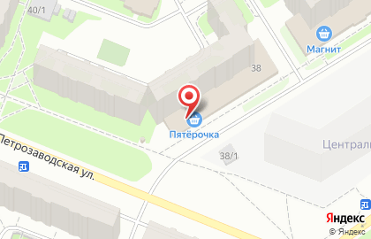 Банкомат СберБанк на Петрозаводской улице, 38 на карте