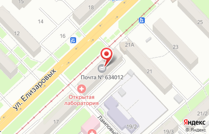 Фермерская лавка Петрушка на улице Елизаровых на карте