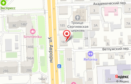 Бинбанк, Дополнительный Офис Аврора на карте