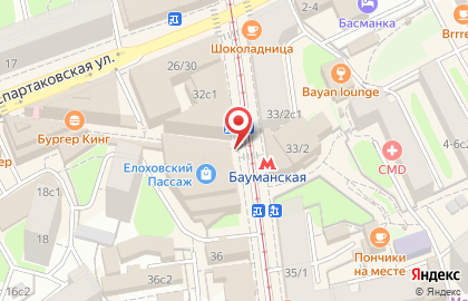 Студия маникюра Лены Лениной на Бауманской улице на карте