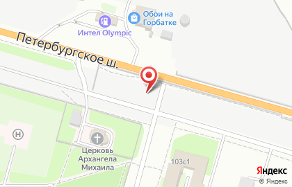 Красный дракон на Петербургском шоссе на карте