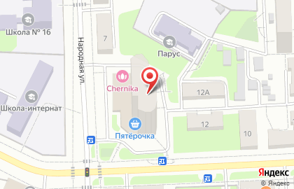 Группа компаний Стройэнергосервис на Народной улице на карте