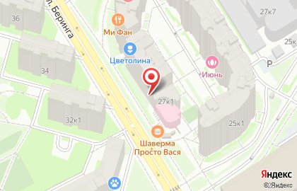 Пекарня Артемовские пекарни в Василеостровском районе на карте