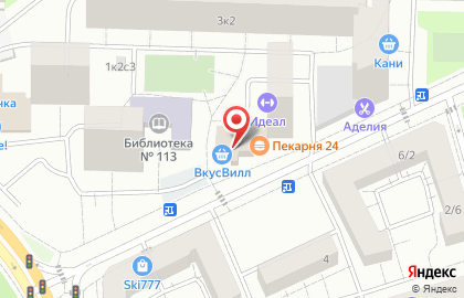 Супермаркет здорового питания ВкусВилл на Саратовской улице на карте