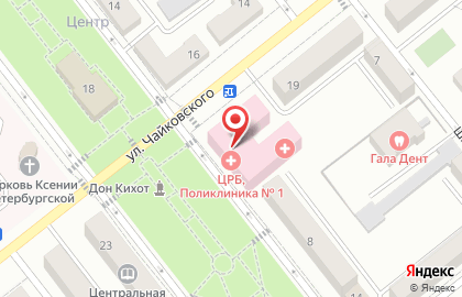 Торговый павильон конфеты и печенье на улице Чайковского на карте