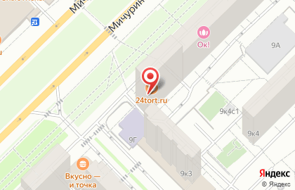 Офис продаж Билайн в Москве на карте