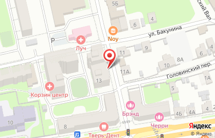 Салон-парикмахерская Для Вас на улице Бакунина на карте