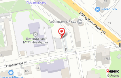 Магазин разливных напитков Секретный гараж на Пензенской улице на карте