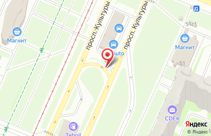 Фидем на проспекте Культуры на карте