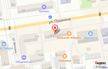 Магазин одежды для беременных Свит Мама на улице Пушкина на карте