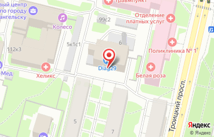 Управление Росреестра по Архангельской области и Ненецкому автономному округу в Архангельске на карте