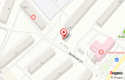 Государственная аптека Областной аптечный склад на Зелёной улице на карте
