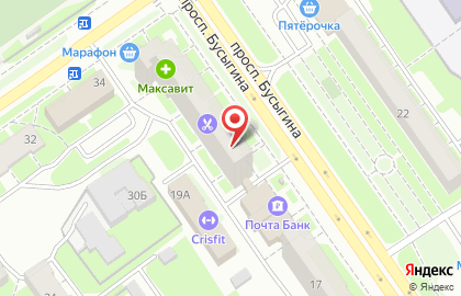 Микрокредитная компания РосДеньги в Автозаводском районе на карте