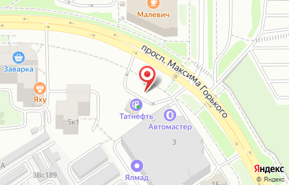 АЗС Tatneft на проспекте Максима Горького на карте