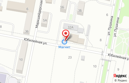 Супермаркет Магнит в Орджоникидзевском районе на карте