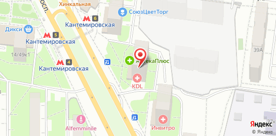 Ортопедический салон ОРТЕКА на Пролетарском проспекте на карте