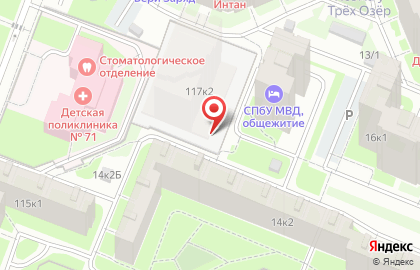 Киоск по ремонту обуви, Выборгский район на улице Энгельса на карте