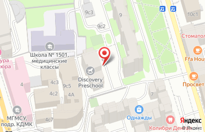 Клиника лазерной хирургии на Краснопролетарской улице на карте