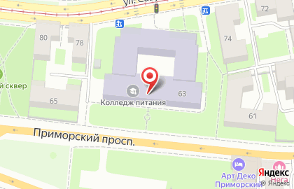 Санкт-Петербургский Политехнический Университет Петра Великого в Санкт-Петербурге на карте