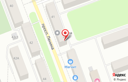Продовольственный магазин Любимый на проспекте Ленина на карте