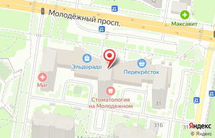Нижегородский филиал Банкомат, Банк Зенит на Молодёжном проспекте на карте