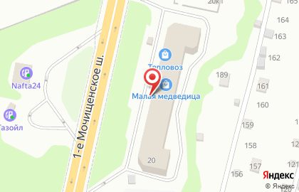 Торговая компания официальный представитель Каспер, Клуб комфорта на 1-м Мочищенском шоссе на карте