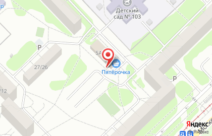 Дискаунтер Пятёрочка в Набережных Челнах на карте