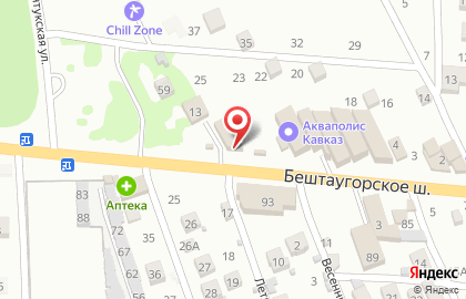 Магазин автозапчастей Автомастер на Бештаугорском шоссе на карте