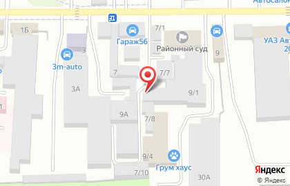 Автосервис Трек на улице Монтажников на карте