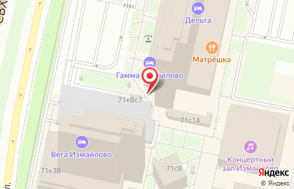 Торговая фирма Киль на Измайловском шоссе на карте