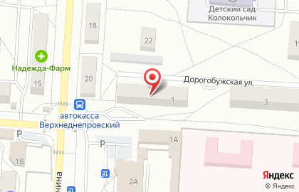 Магазин Портал на Дорогобужской улице на карте