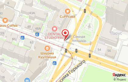 Указатель системы городского ориентирования №5578 по ул.Сенная площадь, д.6 р на карте