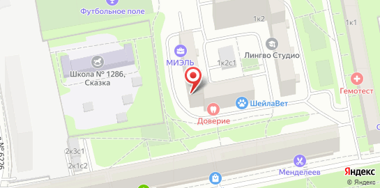 Школа кройки и шитья Крою.ру на карте