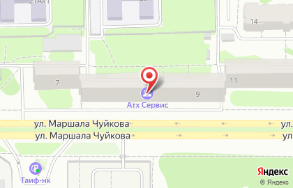 Студия эпиляции Хочугладко на улице Маршала Чуйкова на карте