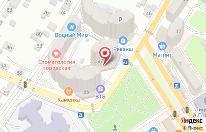 Мини-маркет Глория на улице Максима Горького на карте