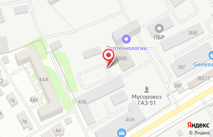 Автостоянка в Воронеже на карте