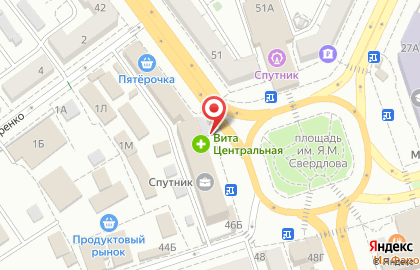 Блинная быстрого обслуживания БлинБери в Волгограде на карте