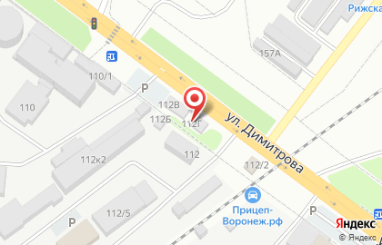 Магазин хозяйственных товаров в Левобережном районе на карте