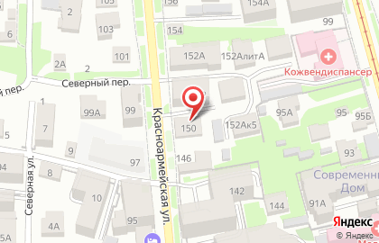 ТГВ на Красноармейской улице на карте