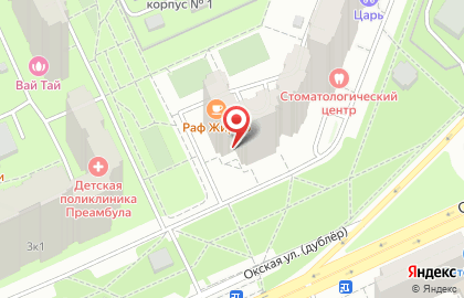 Лев Трэвел на Окской улице на карте
