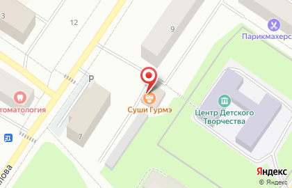 Кафе-магазин Суши Гурмэ на улице Коновалова на карте