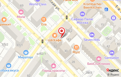 Ресторан Temple Bar на Белорусской на карте